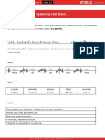 Speaking Test Basic 01 ID