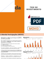 Análise do IPO da Movida Participações (MOVI3) e recomendação de não participação