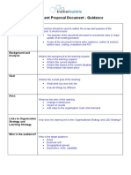 Development Proposal Document Guidance
