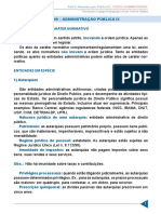 Aula 09 - Administração Pública IX - Legislar x Atos de Caratér Normativo, Entidades.pdf