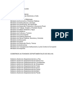 Ministerios Gobernaciones, Provincia y Municipios para Reace