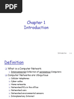 Chapter 1 - Computer Networks and The Internet