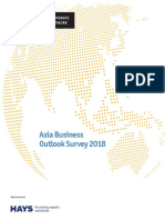 The Economist Corporate Network Asia Business Outlook Survey 2018