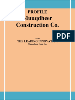 Leading Construction Company Profile: Muuqdheer Construction Co