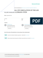 2-Dimensional CFD Simulation of The Air Flow Insid