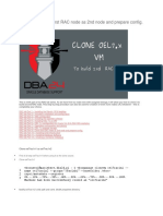 RAC 11gR2 - Clone First RAC Node as a 2nd Node and Prepare Config