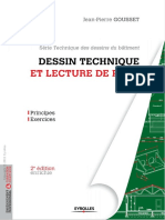 Dessin Technique Et Lecture de Plan Principes Exercices S Rie Technique Des Dessins Du B Timent