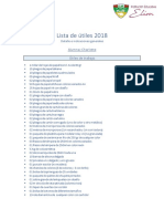 Lista de Utiles Elim PDF