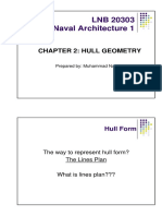 LNB 20303 Naval Architecture 1: Chapter 2: Hull Geometry