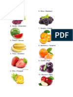 Frutas y Verduras en Ingles 20