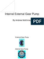 Internal External Gear Pump: by Andrew Mckinney