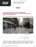 A Quem Interessa Essa “Reforma” Trabalhista_ - Jorge Luiz Souto Maior 01.05.17