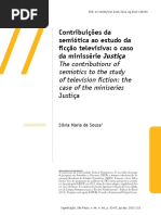 Contribuições da semiótica ao estudo da ficção televisiva