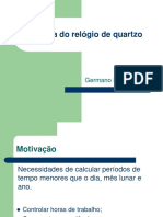 A Física Do Relógio de Quartzo