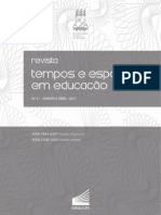 Espediente_Revista Tempos e Espaços em Educação_2017