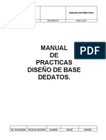 Manual DE Practicas Diseño de Base Dedatos.: Responsable: Revisión: 00 Hoja 1 de 5