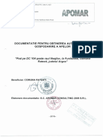Documentatie Pentru Obtinerea Avizului de Gospodarire A Apelor Pod Peste Raul Neajlov, Ratesti, Arges