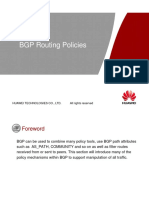 Huawei BGP Routing Policies