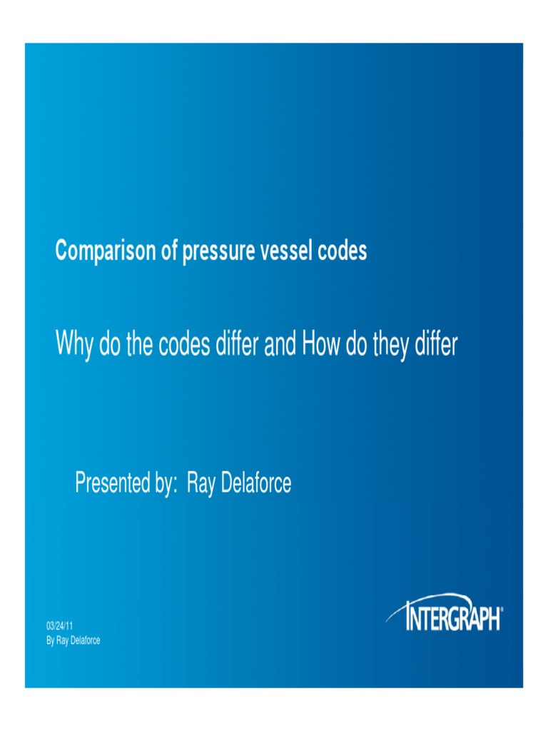 Pressure Vessel Code Comparison Guide | PDF | Deformation (Engineering ...