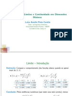 Limites e continuidade em dimensões maiores