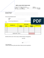 Berita Acara Survey Harga Pasar