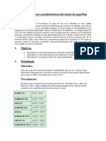 Análisis de Frecuencia y Predominancia Del Viento de Superficie