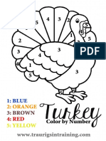 Turkey Colorbynumber