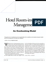 Hotel Room-Inventory Management - An Overbooking Model