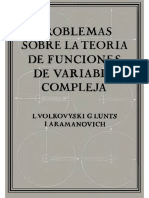 Volkovyski, Lunts, Aramanovich. Problemas Sobre La Teoria de Funciones de Variable Compleja