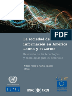 La Sociedad de La Información en América Latina y El Caribe