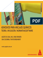 Anclajes Quimicos (Teoria Aplicacion Normativa Software) 2016