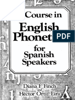 Finch A Course in English Phonetics For Spanish Speakers - 206p