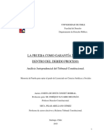 La Prueba Como Garantía Mínima Dentro Del Debido Proceso PDF