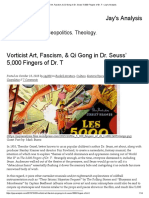 Vorticist Art, Fascism, & Qi Gong in Dr. Seuss’ 5,000 Fingers of Dr
