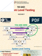 System Level Testing