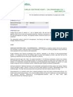 Saboraud Dextrose Agar + Chloramphenicol + Gentamicin: CAT Nº: 2059