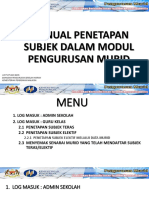 Manual Pendaftaran Subjek Di MPM