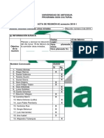 Acta Reunión 02 de Febrero