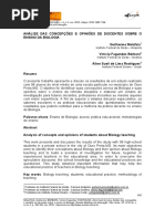 Concepções de Biologia
