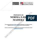 Propuesta de Norma E.010 Madera 2018