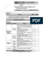 evaluación presencial