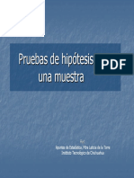 Prueba de Hipotesis