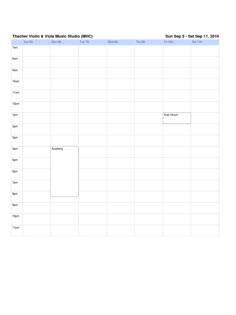 Calendar | PDF