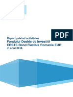 Raport Anual 2016 ERSTE Bond Flexible Romania EUR