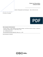 Christine Hunziger - Christine Hunziger - Le Plaisir Esthétique Dans l'Épopée Archaïque Les Mots de La Famille de Θαῦμα (Thauma)