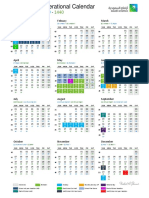 2018 Operational Calendar PDF