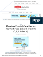 (Panduan Pemula) Cara Sharing File - Folder Dan Drive Di Windows (7, 8, 8 PDF