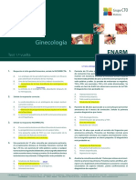 Ginecología ENARM México Test 1.a vuelta