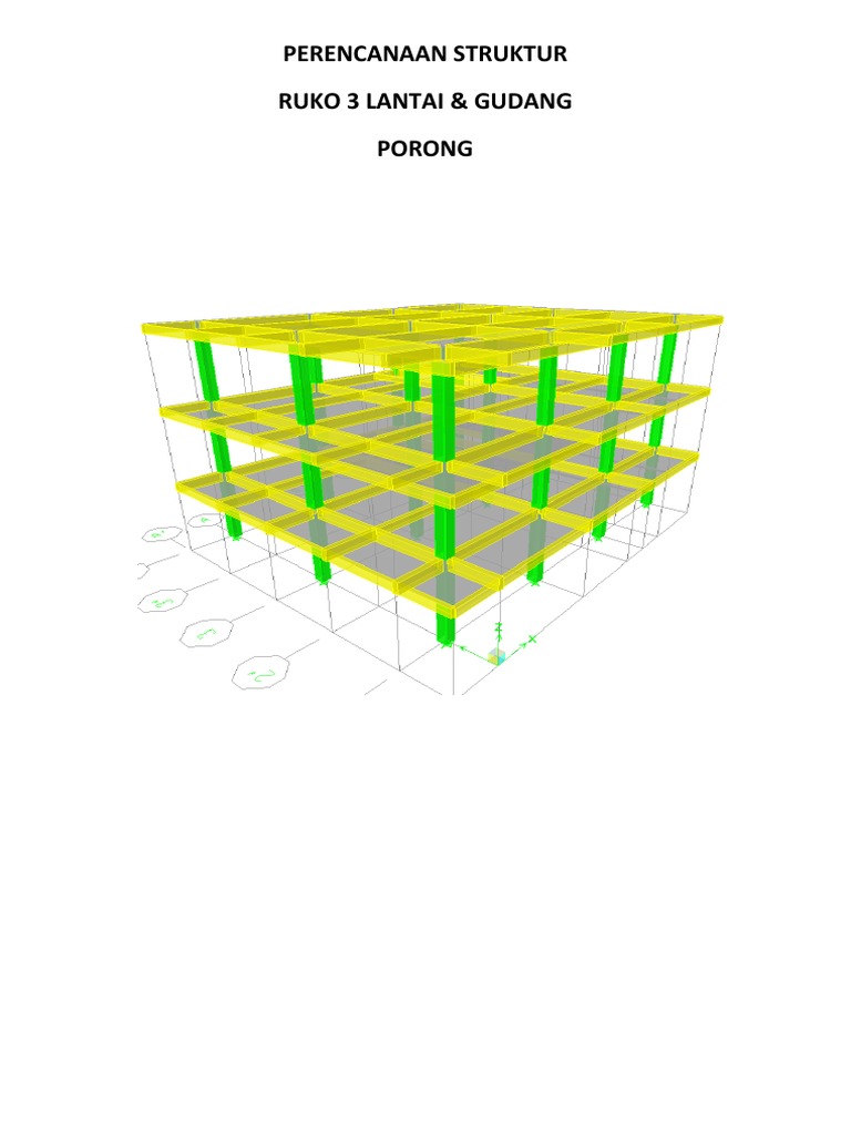 Desain Struktur Ruko | PDF