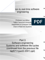 Introduce Realtime Software Engineering